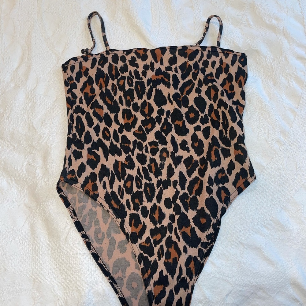Boohoo Cheetah Bodysuit